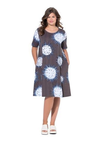 LAURASØN Midikleid in dunkles taupe