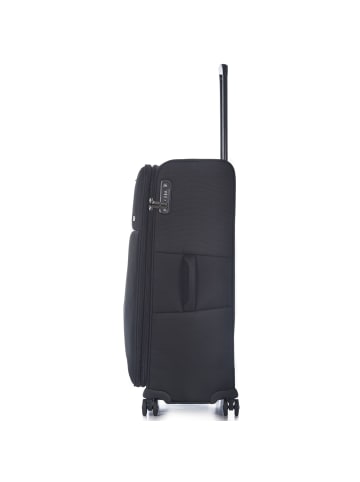 Epic Discovery Neo 4 Rollen Trolley 77 cm mit Dehnfalte in black
