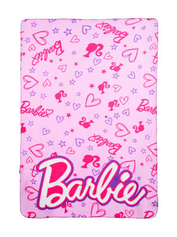 Barbie Mädchen Kuscheldecke Fleece Decke in Rosa