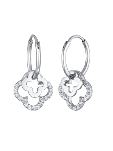 Elli Ohrringe 925 Sterling Silber Kleeblatt in Silber