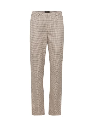 GOLDNER Karohose Anna Karohose Anna in beige / schwarz / kariert