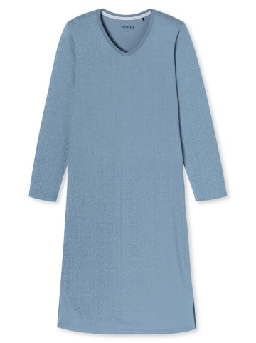 Schiesser Nachthemd Comfort Essentials in blaugrau