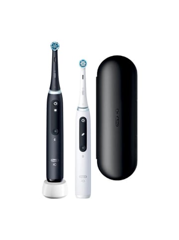 Oral-B Elektrische Zahnbürste "iO Series 5 mit 2. Handstück" in Weiß/Schwarz