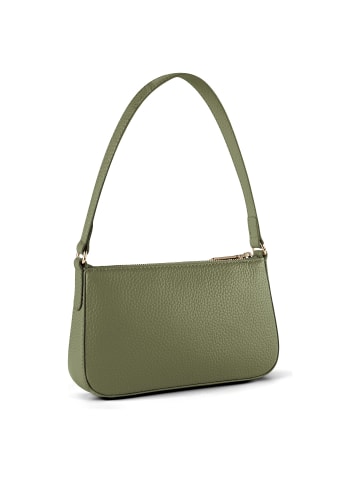 Lazarotti Bologna Leather Pochette Schultertasche Leder 22 cm in olive