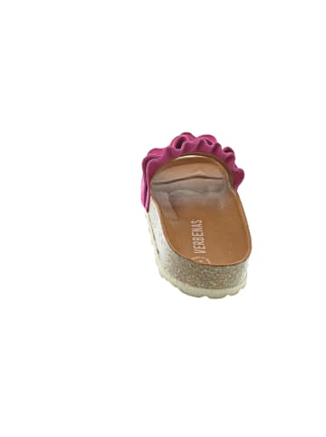 Verbenas Rocio Serraje Volante Pantolette Rosa