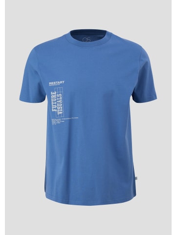 QS T-Shirt in 53D0_himmelblau