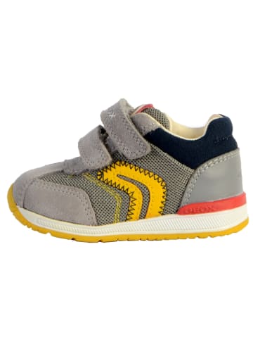 Geox Baby-Sneaker B Rishon B.B – Mesh + Wildleder Grau