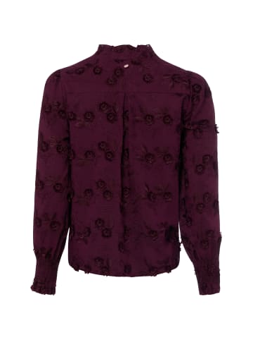 NÜMPH Bluse NULenea in aubergine