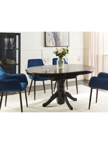 Beliani Esszimmertisch AKRON in Schwarz - (W) 106 x (H) 74 x (L) 106 cm