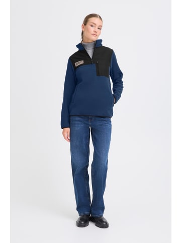 Oxmo Troyer OXNETE HALFZIP in Blau