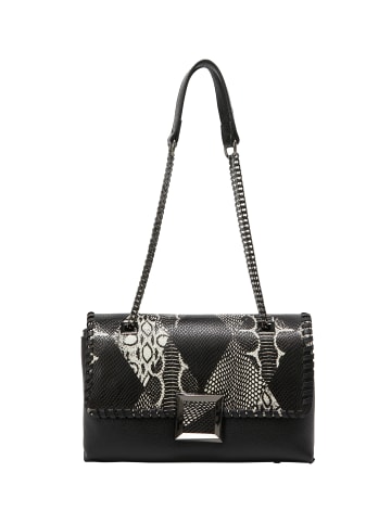 faina Women Flap Bag in Black