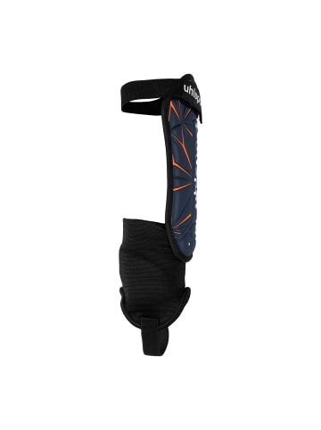uhlsport  Schienbeinschützer Flex Plate in marine/fluo orange/weiß