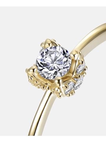 Diamant L'éternel Verlobungsring aus 375 Gelbgold mit 0.25 Karat Diamant