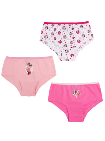 Disney 3er Pack Disney Minnie Mouse Panty in Mehrfarbig