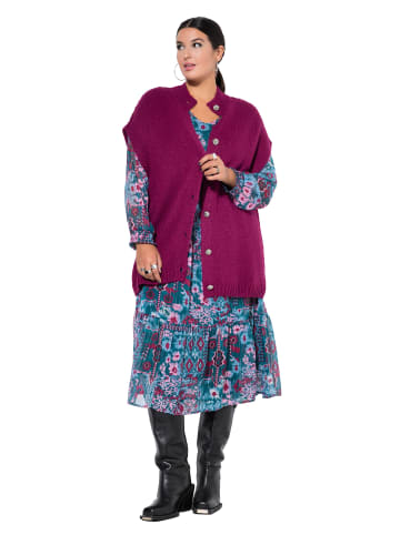 Studio Untold Strickjacke in brombeere