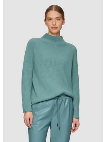 s.Oliver BLACK LABEL Strickpullover langarm in Petrol