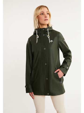 Schmuddelwedda Damen Regenjacke in Dunkeloliv