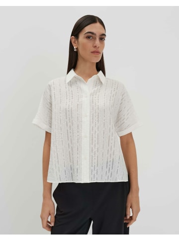 Someday Kurzarmbluse für Damen in weiß