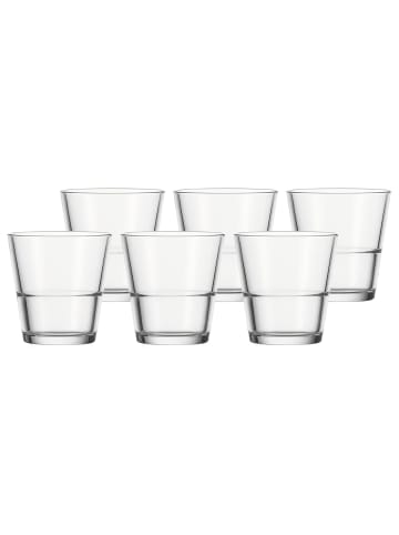LEONARDO 6er Set Trinkgläser Event 180 ml transparent in transparent