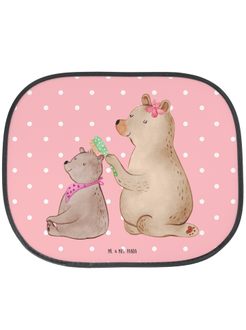 Mr. & Mrs. Panda Sonnenblende Auto Bär Kind ohne Spruch in Rot Pastell