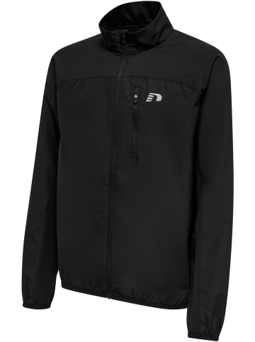 Newline Reißverschluss Jacke Reflektierend Logo Kids Core Kinder in BLACK