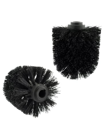 eluno Ersatz-Bürstenköpfe 2tlg. Set Schwarz