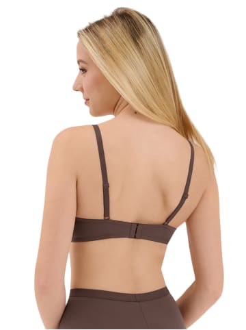 Lisca Push up BH ohne Bügel in cocoa