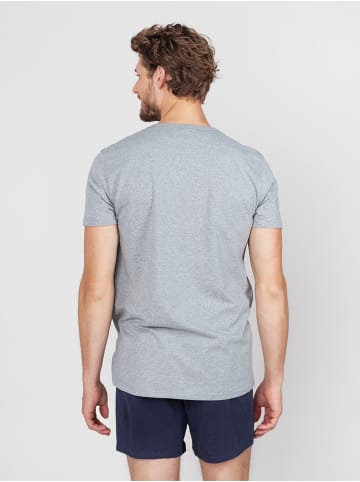 Erlich Textil  R-T-Shirt Paul in hellgrau-melange
