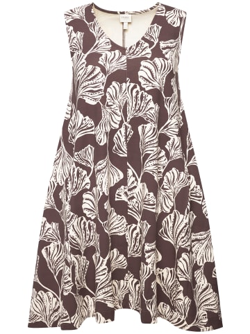 Ulla Popken Kleid in dunkles taupe