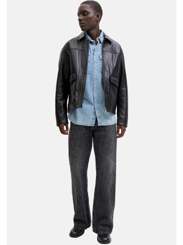 Jack & Jones Jeanshemd Western in Hellblau / dunkelblau