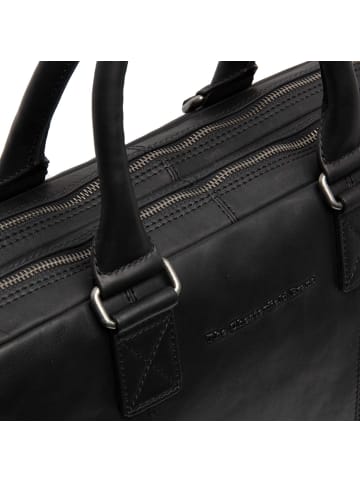 The Chesterfield Brand Fabian Aktentasche Leder 40 cm Laptopfach in black