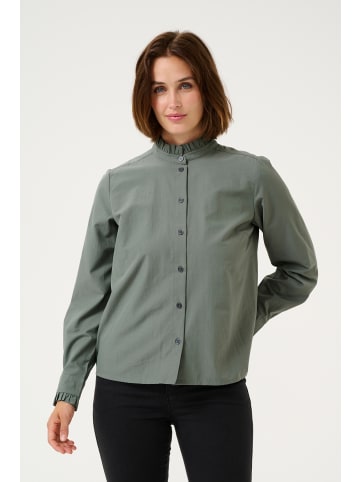 Kaffe Langarm - Hemd KAida Regular fit in Balsam Green