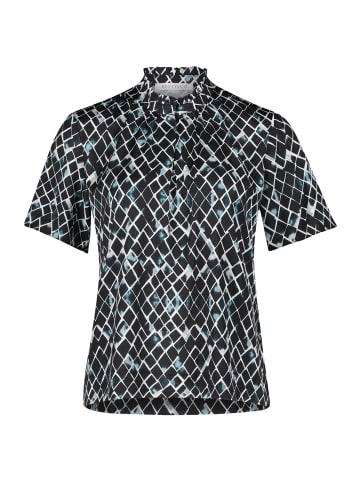 BETTY & CO Schlupfbluse mit Flügelärmeln in Mint/Black