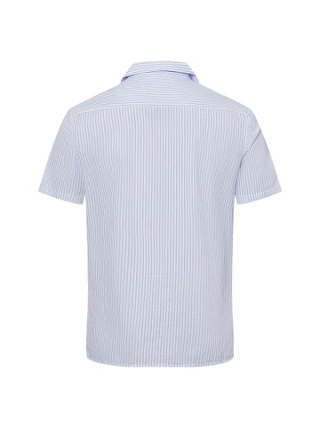 Nils Sundström Freizeithemd in hellblau weiß