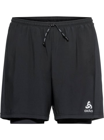 Odlo Short "2-In-1 Shorts Essential 5 Inch" in Schwarz