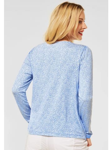 Street One Langarmshirt in angel blue
