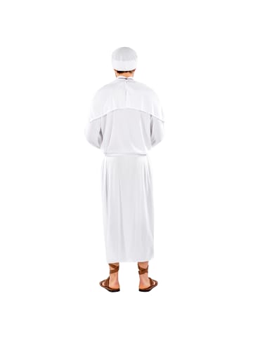 tectake Lange, bequeme Robe, weiß
