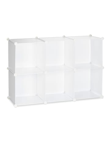 relaxdays Regalsystem in Weiß - (B)96x (H)65 x (T)32 cm