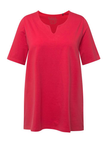 Ulla Popken Shirt in dunkel rosa