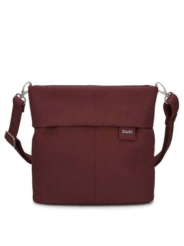 Zwei Mademoiselle M8 - Schultertasche 25 cm (sage) in rubin