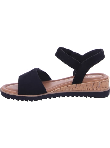 Tamaris Keilsandalette in schwarz