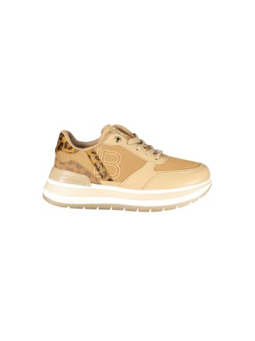 Laura Biagiotti Braune Polyurethan-Sneaker