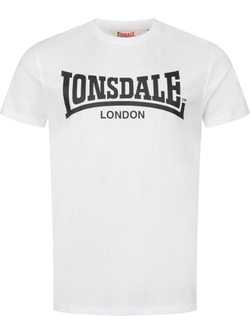 Lonsdale T-Shirt "Fulwood T-Shirt Normale Passform" in Weiß