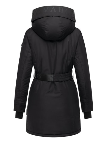 Navahoo Wintermantel Frostkuss 14 in Black