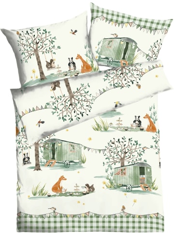 kaeppel Renforcé Kinder-Bettwäsche in mint-grün