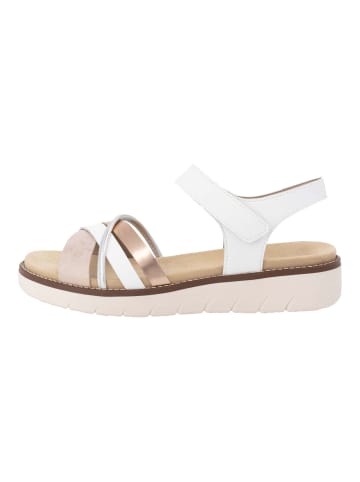 remonte Sandalen in Weiß/Gold