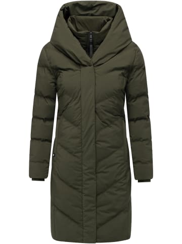 ragwear Steppmantel Natalka Soft YOUMODO in Dark Olive