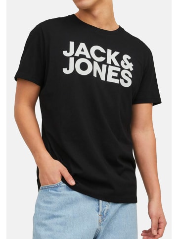 Jack & Jones T-Shirt Corp in Schwarz