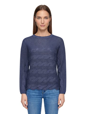 Betty Barclay Strickpullover mit Struktur in dunkelblau