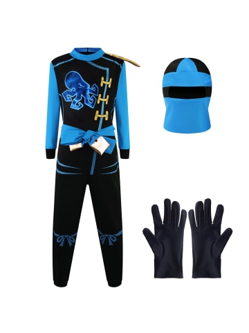 Katara Kostüm „Ninja Krieger“ in Blau